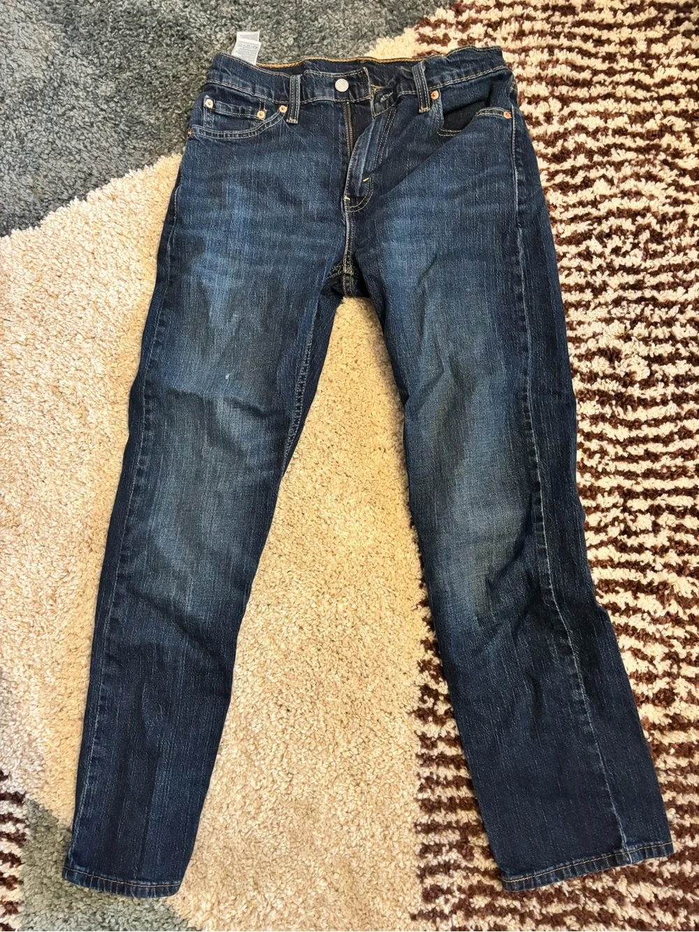 Denim Slim Straight Jeans